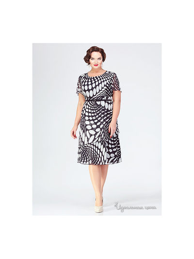 Платье Elza, цвет белый, черный