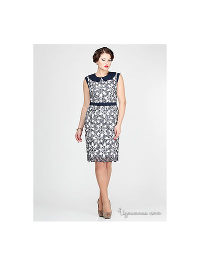 Платье Elza, цвет белый, черный