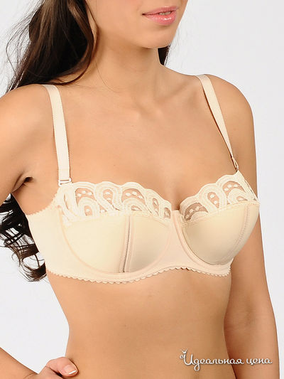 Бюстгальтер-балконет Milavitsa, цвет бежевый
