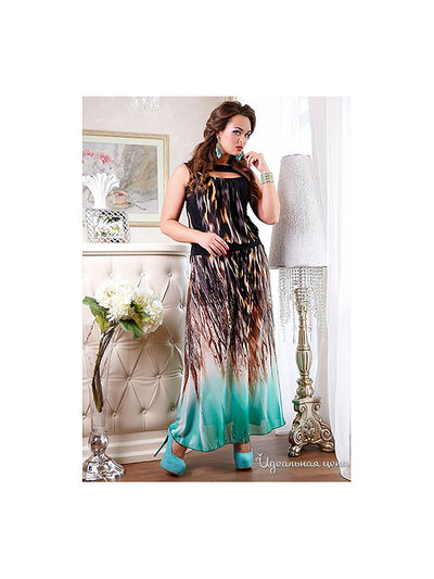 Платье Medini, цвет зеленый низом