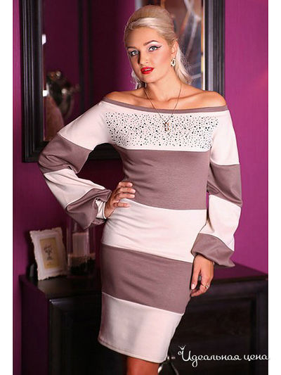 Платье Medini, цвет бежевый