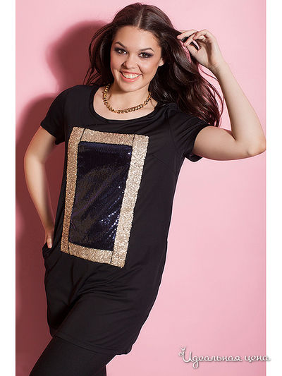 Туника Aquarel, цвет черный