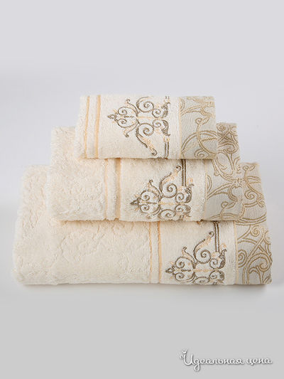 Комплект полотенец Togas, цвет кремовый