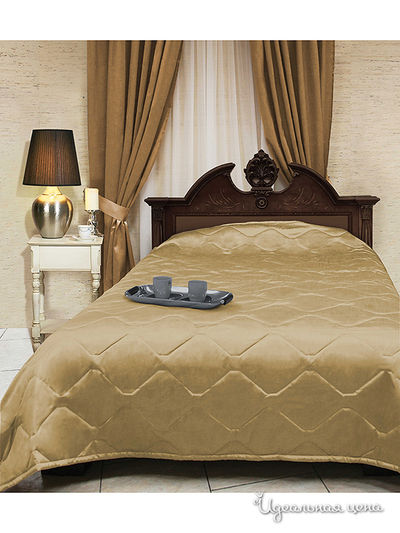 Покрывало 240x260 см Togas, цвет золотой