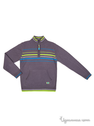 Джемпер PlayToday, цвет серый, салатовый, синий
