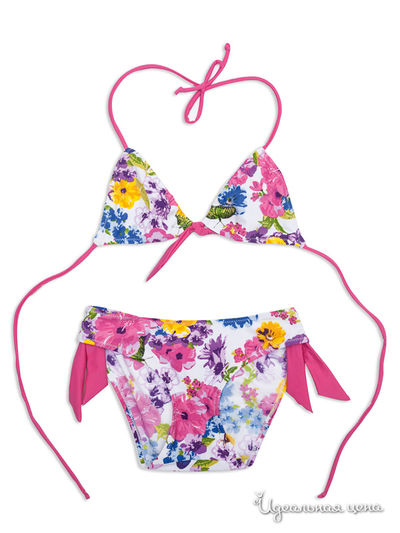 Купальник S’COOL!, цвет белый, розовый, голубой, желтый, салатовый