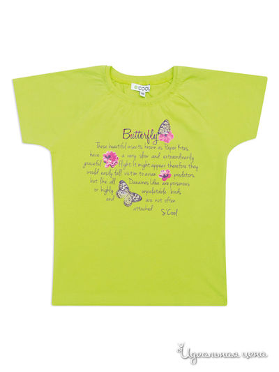 Футболка S’COOL!, цвет салатовый