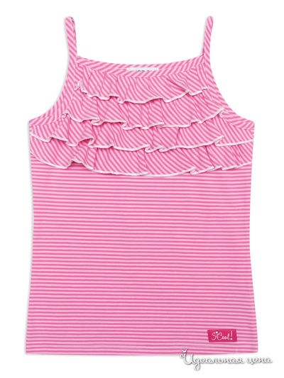 Топ S’COOL!, цвет белый, розовый