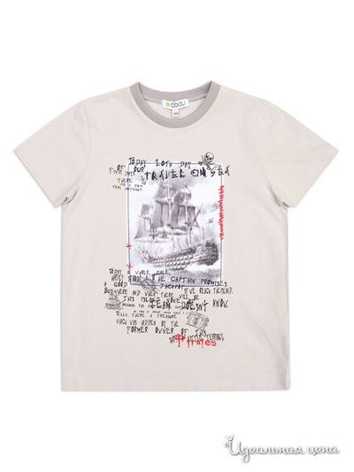 Футболка S’COOL!, цвет серый