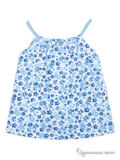 Топ PlayToday, цвет белый, голубой, синий