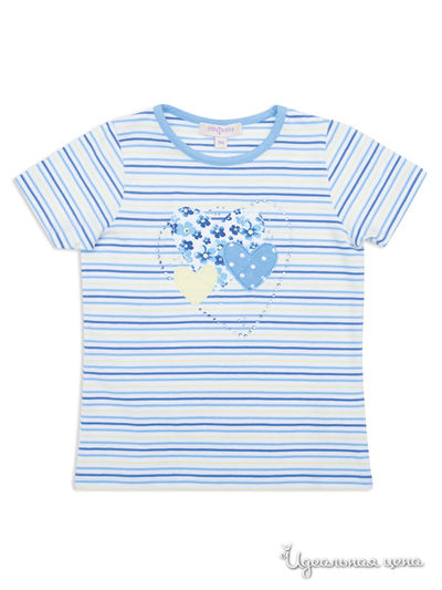 Футболка PlayToday, цвет синий, белый, голубой, желтый