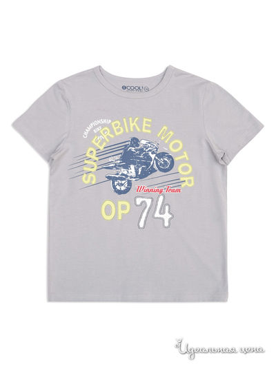 Футболка S’COOL!, цвет серый