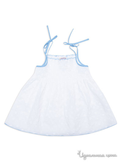 Сарафан PlayToday, цвет белый, голубой