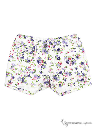 Шорты S’COOL!, цвет белый, фиолетовый, розовый, салатовый