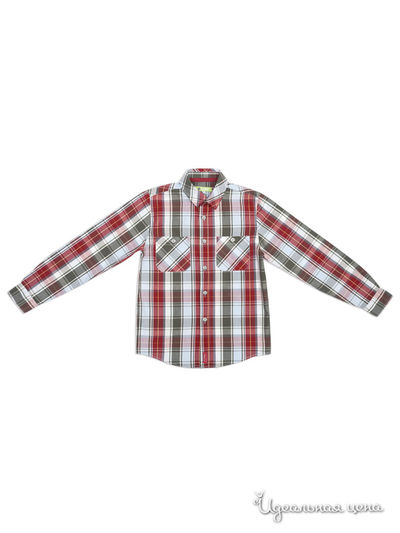 Сорочка S’COOL!, цвет бордовая, синяя, белая