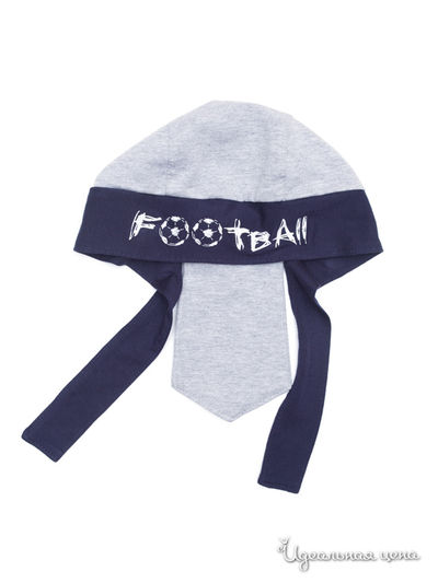 Шапочка-бандана PlayToday, цвет серая, синяя