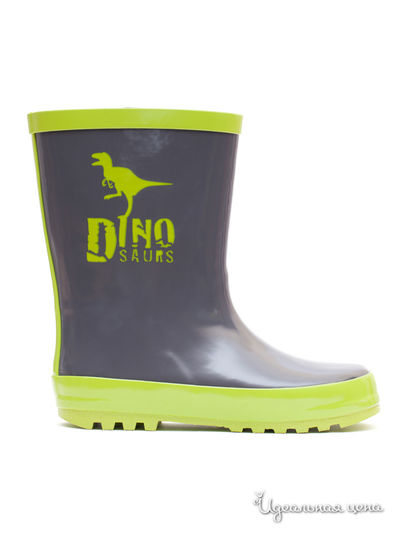 Сапоги PlayToday, цвет серый, салатовый