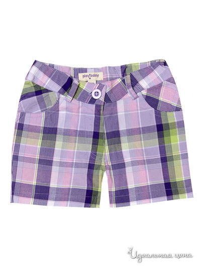 Шорты PlayToday, цвет фиолетовый, зеленый, розовый
