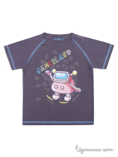 Футболка PlayToday, цвет серый