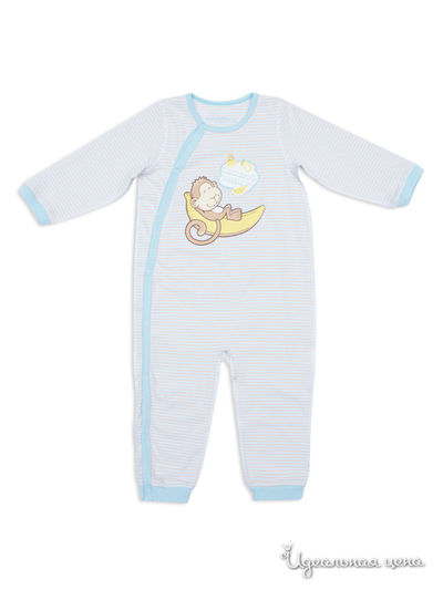 Комбинезон PLAYTODAY для мальчика, цвет белый, голубой PlayToday, цвет белый, голубой