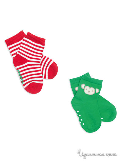 Носки PlayToday, цвет голубой, белый, зеленый