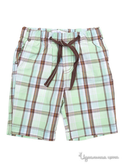 Бриджи PLAYTODAY для мальчика, цвет коричневый, зеленый, голубой, белый PlayToday, цвет коричневый, зеленый, голубой, белый