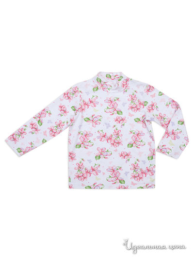 Водолазка PlayToday, цвет белый, розовый, салатовый