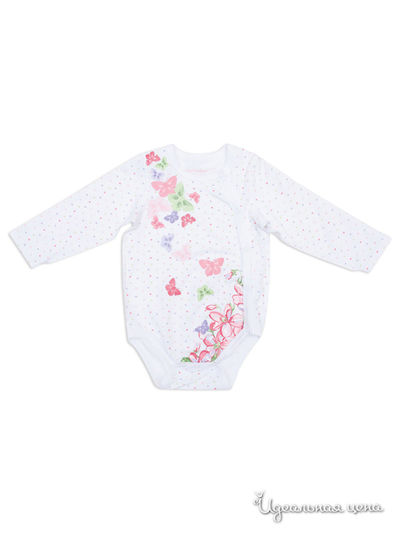 Боди PlayToday, цвет розовый, белый