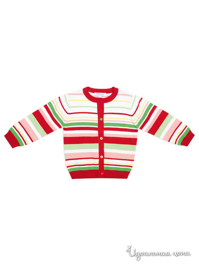 Кардиган PlayToday, цвет красный, белый, розовый, желтый, салатовый, зеленый