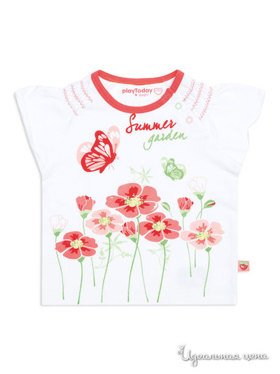 Футболка PlayToday, цвет Белый