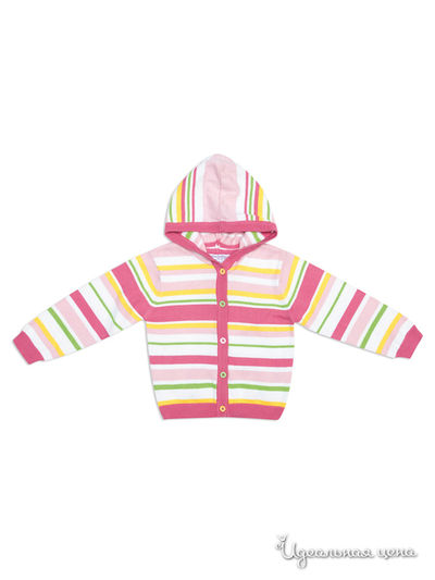 Кардиган PlayToday, цвет розовый, желтый, белый, зеленый