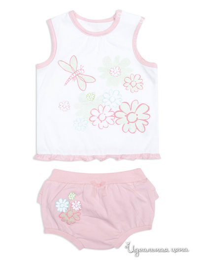 Комплект PlayToday, цвет белый, розовый