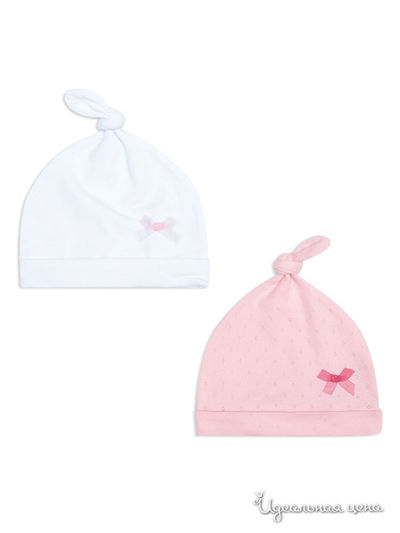 Шапка PlayToday, цвет белая, розовая