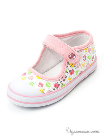 Туфли PlayToday, цвет белый, желтый, розовый, салатовый