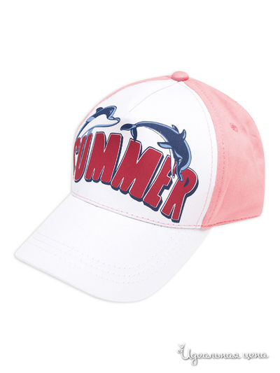Кепка PlayToday, цвет белый, розовый