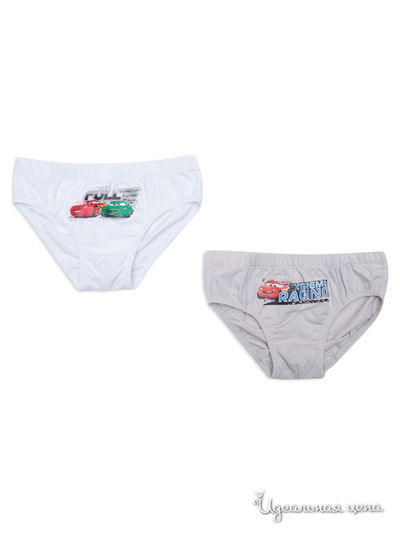 Трусы PlayToday, цвет белый, серый