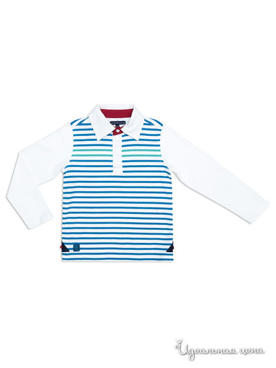 Лонгслив Tutti Quanti, цвет белый, голубой