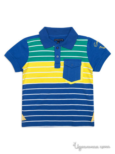 Лонгслив Tutti Quanti, цвет синий, зеленый, желтый, белый