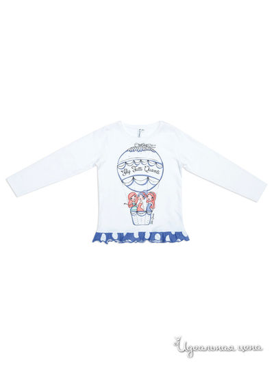 Лонгслив Tutti Quanti, цвет белый, синий