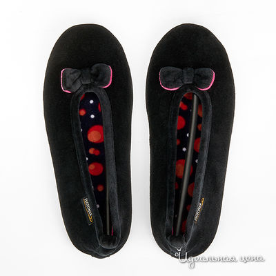 Балеринки Isotoner, цвет цвет черный