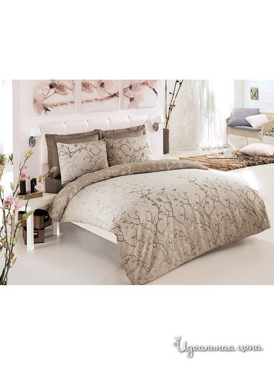 Комплект постельного белья 1,5 спальный Issimo, цвет коричневый