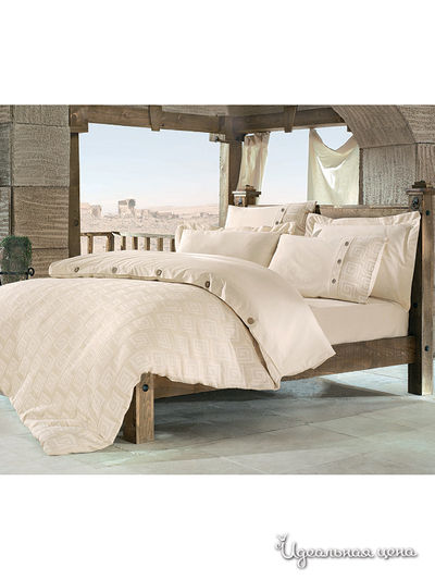 Комплект постельного белья Евро Issimo, цвет бежевый