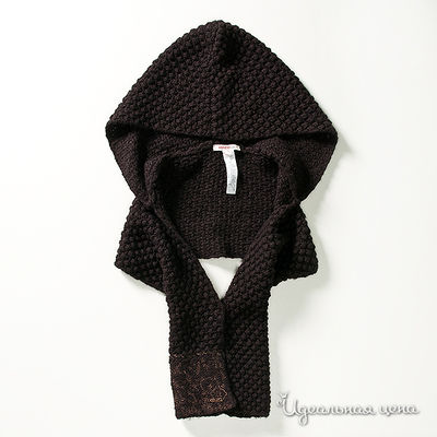 Шарф — капор Kenzo Kids, цвет цвет коричневый