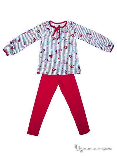 Комплект Никамода, цвет туника набивка+лосины фуксия