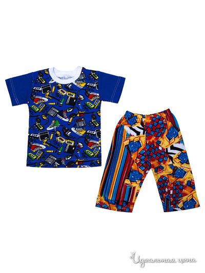 Комплект для мальчика Никамода, цвет синий Никамода, цвет набивка синий