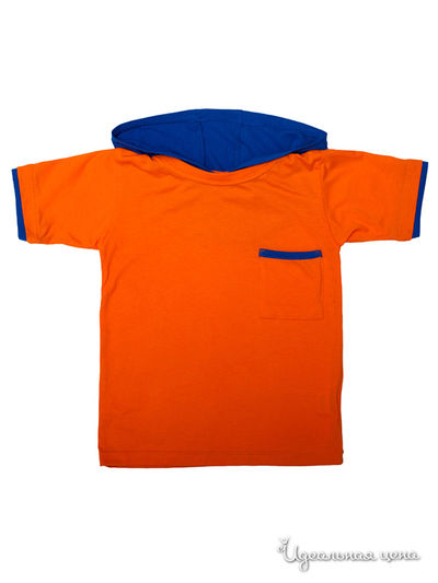 Футболка для мальчика Никамода, цвет оранж Никамода, цвет оранж кап синий