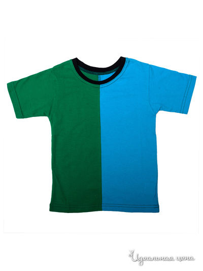 Футболка Никамода, цвет зелено-бирюзовый