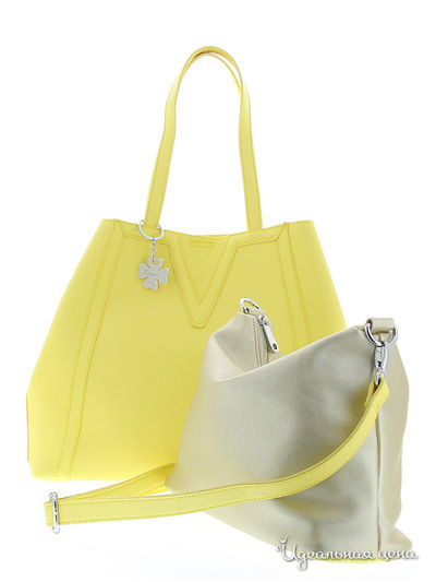 Сумка Dispacci, цвет желтый, золотой