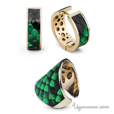 Комплект Bon Vie, цвет изумрудный