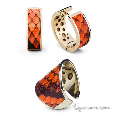 Комплект Bon Vie, цвет оранжевый